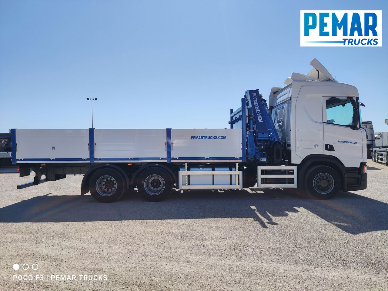 Camion grue SCANIA R 520 6X2 GRUA CAJA FIJA: photos 6