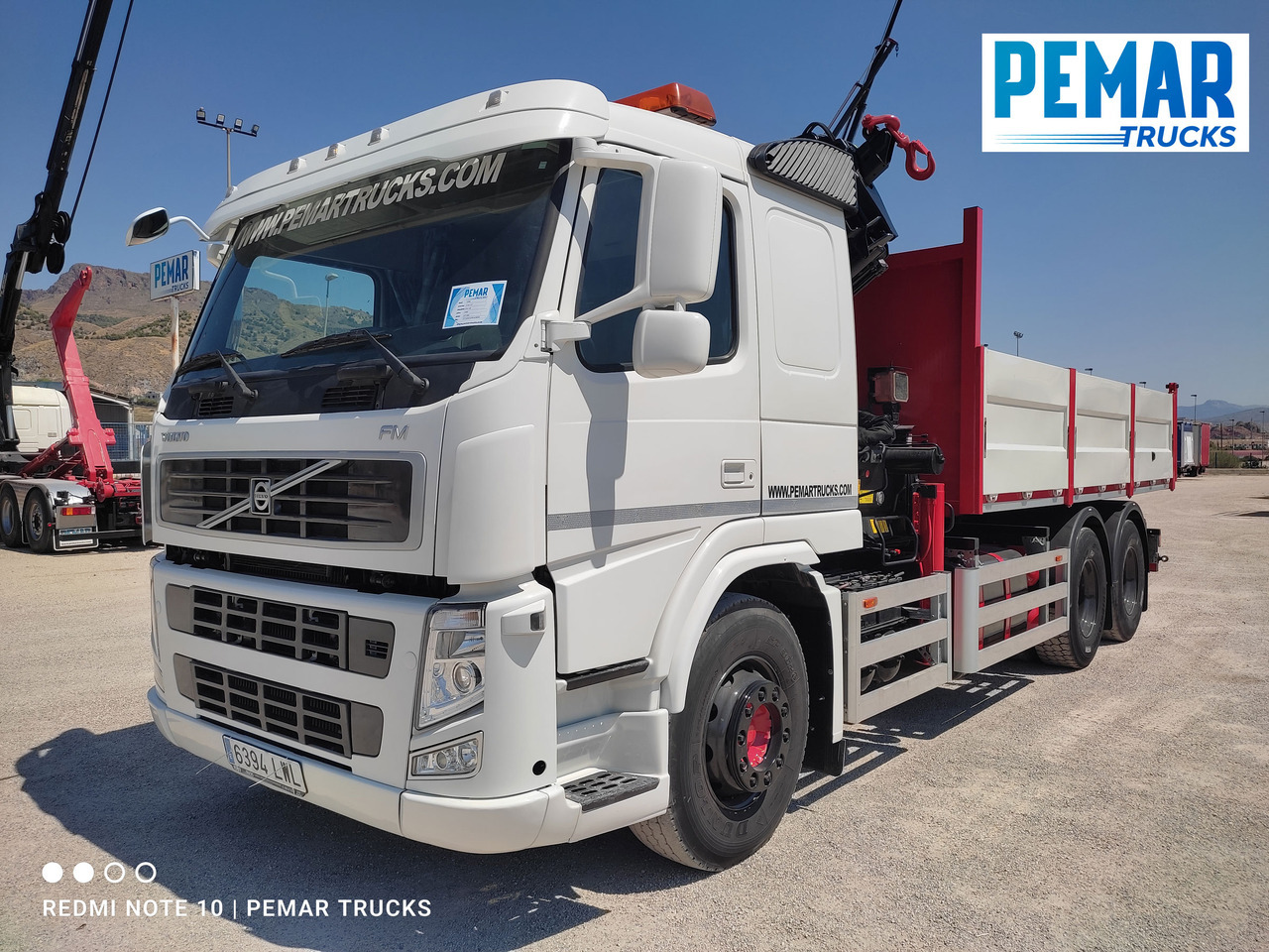 VOLVO FM 440 6X4 GRUA BASCULANTE - Camion benne, Camion grue: photos 2 VOLVO FM 440 6X4 GRUA BASCULANTE - Camion benne, Camion grue: photos 2