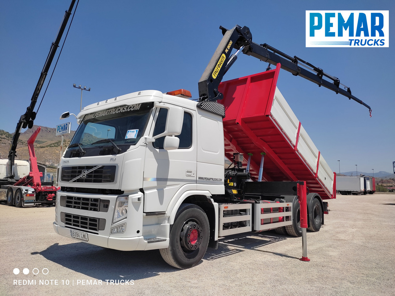 VOLVO FM 440 6X4 GRUA BASCULANTE - Camion benne, Camion grue: photos 1 VOLVO FM 440 6X4 GRUA BASCULANTE - Camion benne, Camion grue: photos 1
