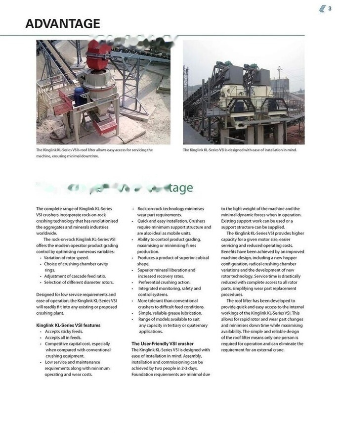 Kinglink VSI Crusher KL8 for making sand and aggregate shaping - Concasseur à percussion: photos 5 Kinglink VSI Crusher KL8 for making sand and aggregate shaping - Concasseur à percussion: photos 5