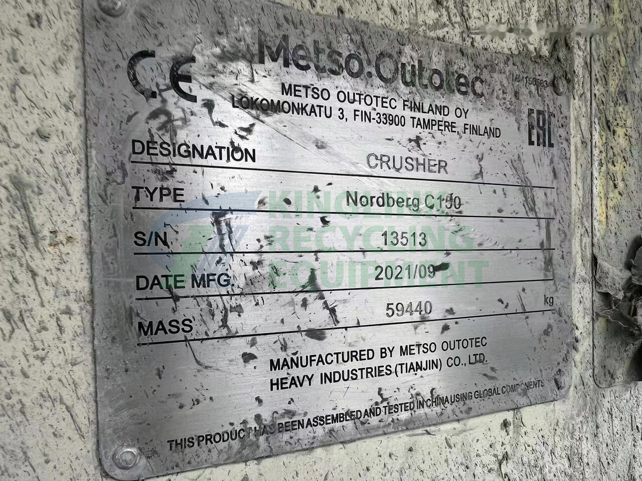 Metso Metso Nordberg C150 Jaw Crusher in good condition - Concasseur à mâchoires: photos 2 Metso Metso Nordberg C150 Jaw Crusher in good condition - Concasseur à mâchoires: photos 2