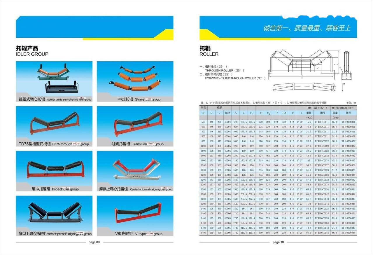 Carrying Roller / Idle Roller for Belt Conveyor Kinglink for KINGLINK B1000 chain conveyor - Pièces de rechange: photos 3 Carrying Roller / Idle Roller for Belt Conveyor Kinglink for KINGLINK B1000 chain conveyor - Pièces de rechange: photos 3