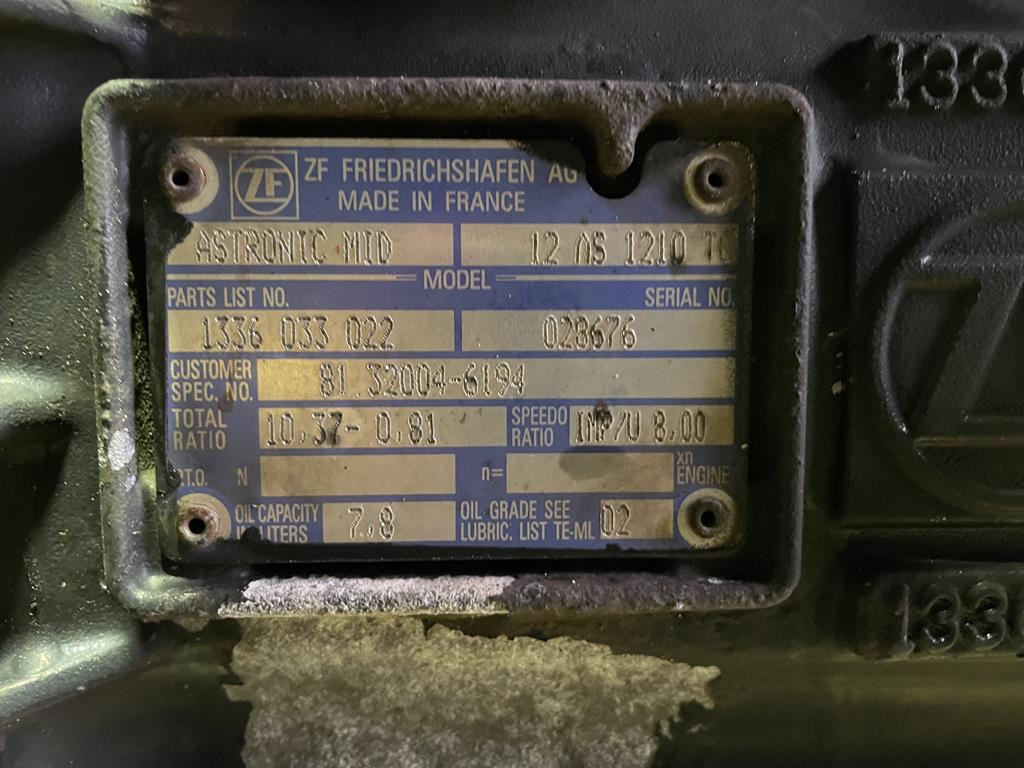 Boîte de vitesse pour Camion ZF ASTRONIC MID 12 AS 1210 TO: photos 6