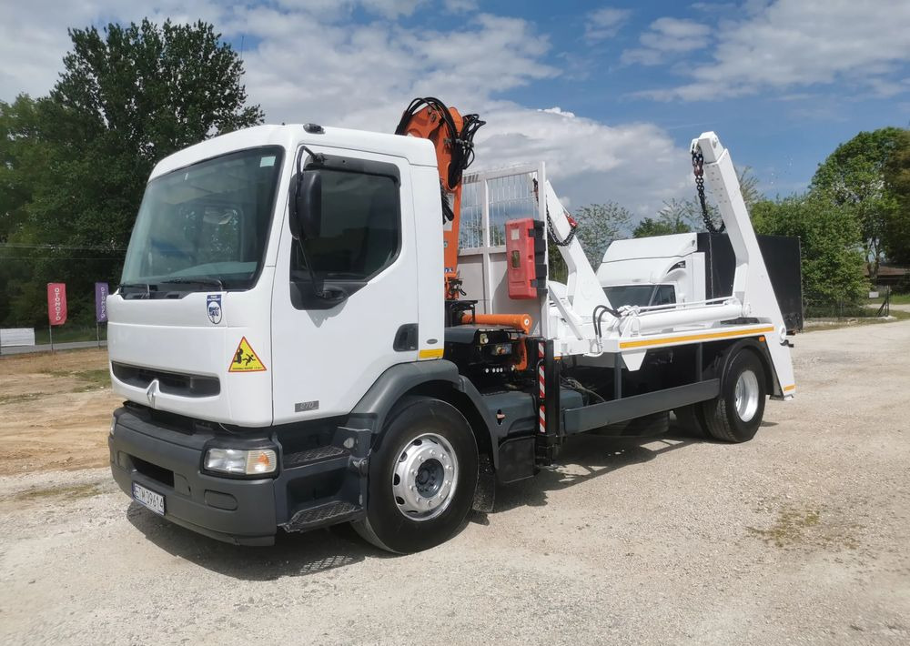 Renault Premium 270DCi + żuraw HDS Atlas 105.2 + Bramowiec MEILLER 12t Kontener - Camion multibenne: photos 1 Renault Premium 270DCi + żuraw HDS Atlas 105.2 + Bramowiec MEILLER 12t Kontener - Camion multibenne: photos 1