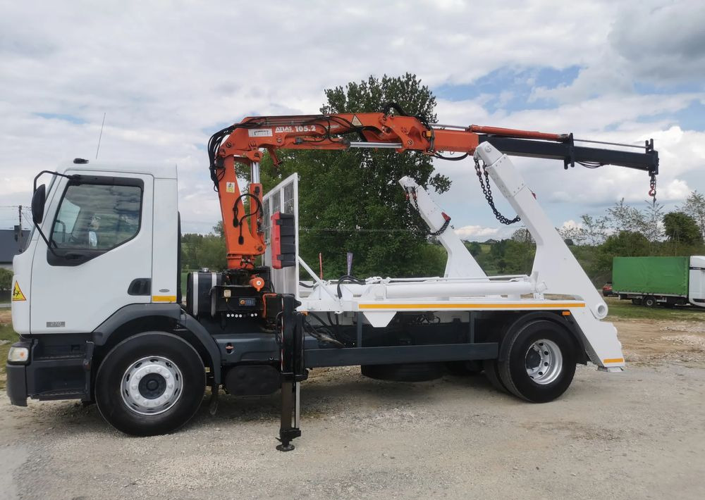 Renault Premium 270DCi + żuraw HDS Atlas 105.2 + Bramowiec MEILLER 12t Kontener - Camion multibenne, Camion grue: photos 5 Renault Premium 270DCi + żuraw HDS Atlas 105.2 + Bramowiec MEILLER 12t Kontener - Camion multibenne, Camion grue: photos 5