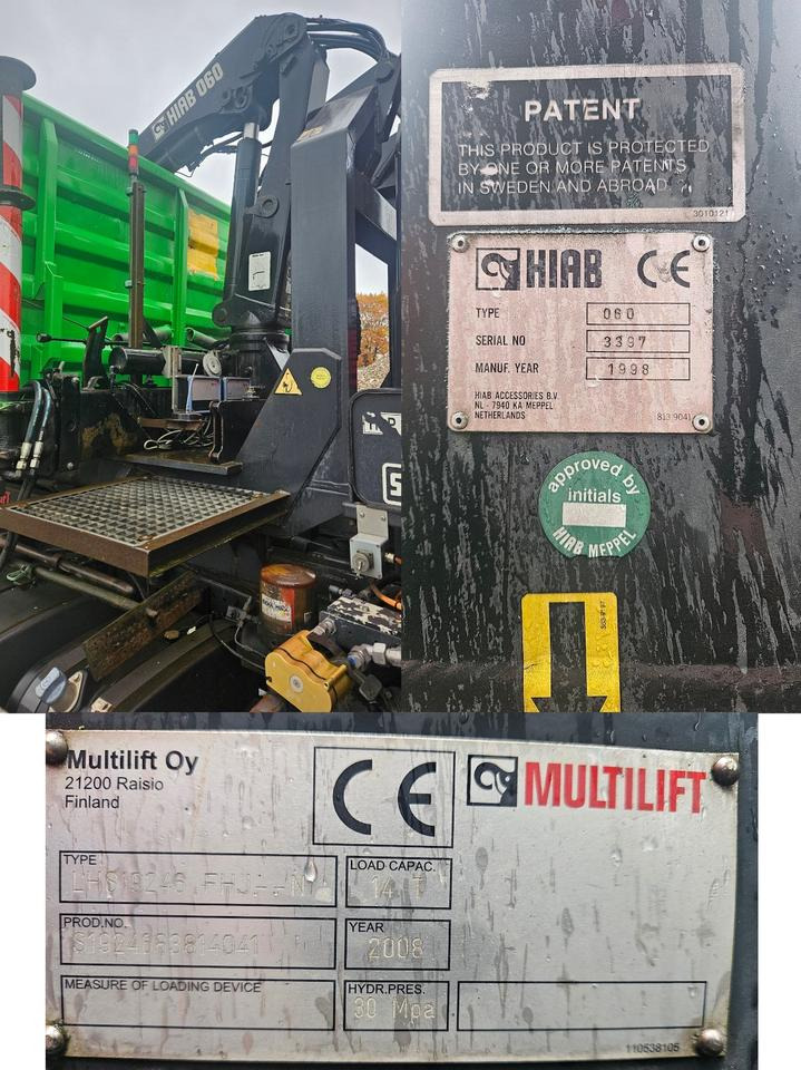 Mercedes Benz Actros | HIAB | Abroller | Kranwagen | 2008 - Camion plateau: photos 4 Mercedes Benz Actros | HIAB | Abroller | Kranwagen | 2008 - Camion plateau: photos 4