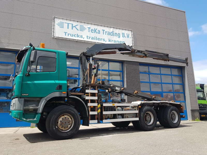Ginaf M 3335 S 6x6 Palfinger PK 14080 + NCH - Camion - système de câble, Camion grue: photos 1 Ginaf M 3335 S 6x6 Palfinger PK 14080 + NCH - Camion - système de câble, Camion grue: photos 1