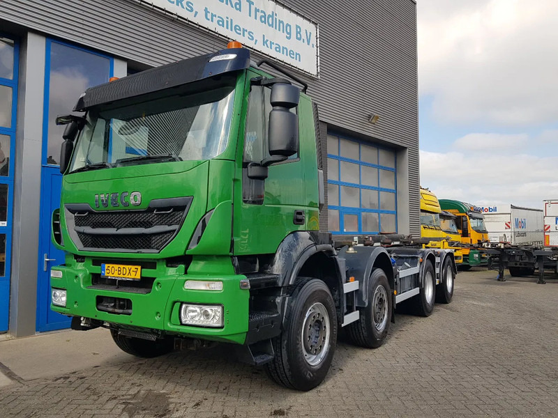 Iveco Stralis 450 8x4 Steel Nieuwe Apk/TÜV 430.000 km kettingsyst 30 ton - Camion porte-conteneur/ Caisse mobile: photos 2 Iveco Stralis 450 8x4 Steel Nieuwe Apk/TÜV 430.000 km kettingsyst 30 ton - Camion porte-conteneur/ Caisse mobile: photos 2
