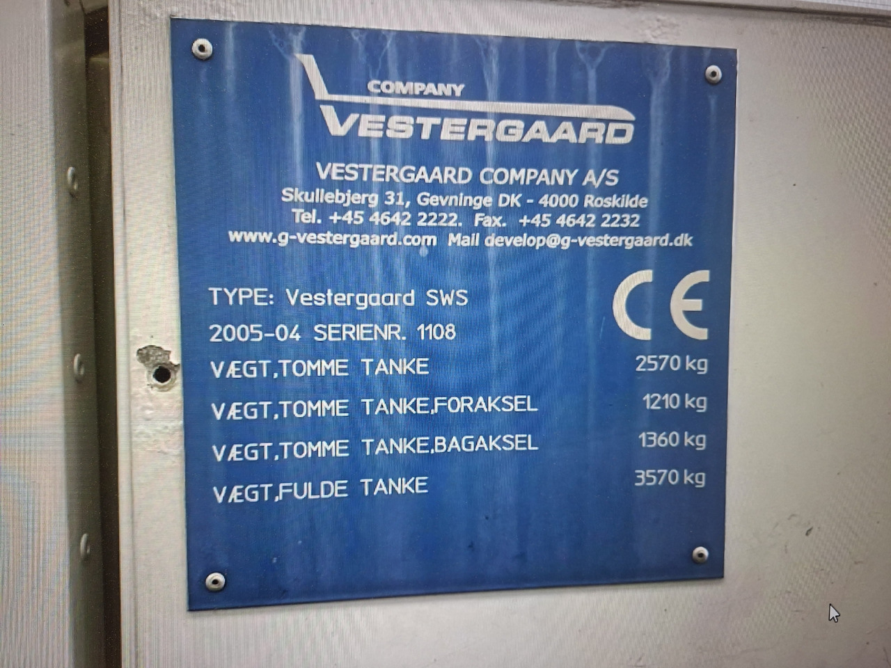 Mercedes311 CDI/30/Vestergaard WSU - Équipement aéroportuaire: photos 5 Mercedes311 CDI/30/Vestergaard WSU - Équipement aéroportuaire: photos 5