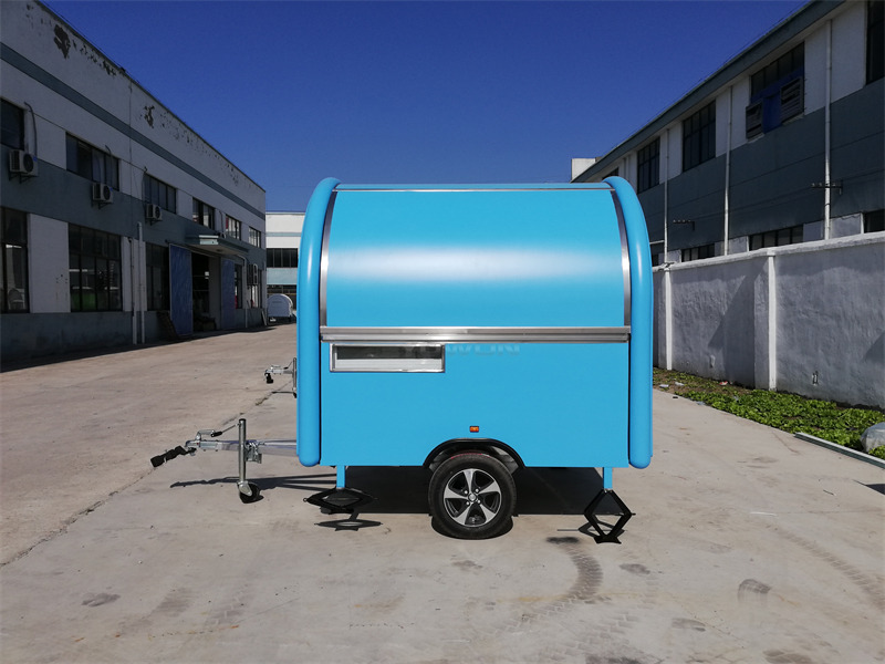 YOWON small fiberglass food vending trailer hot dog cart for Europe - Remorque magasin: photos 4 YOWON small fiberglass food vending trailer hot dog cart for Europe - Remorque magasin: photos 4