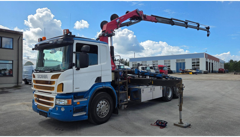 Scania P360 6X2*4 HMF 1720K4 EURO6 - Camion - système de câble, Camion grue: photos 1 Scania P360 6X2*4 HMF 1720K4 EURO6 - Camion - système de câble, Camion grue: photos 1