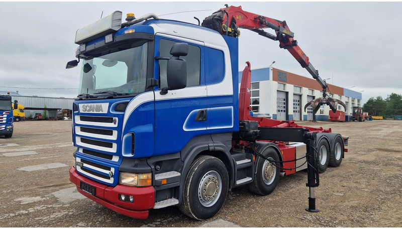 Scania R500 8X4 Epsilon E250Z95 - Camion ampliroll, Camion grue: photos 1 Scania R500 8X4 Epsilon E250Z95 - Camion ampliroll, Camion grue: photos 1