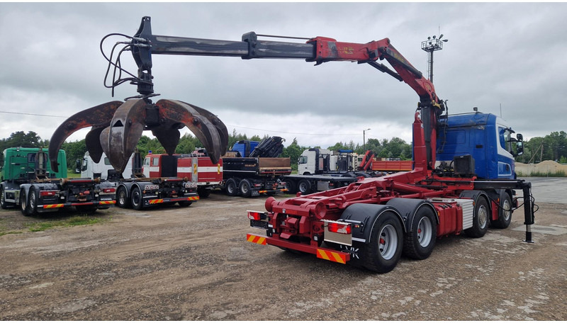 Scania R500 8X4 Epsilon E250Z95 - Camion ampliroll, Camion grue: photos 2 Scania R500 8X4 Epsilon E250Z95 - Camion ampliroll, Camion grue: photos 2