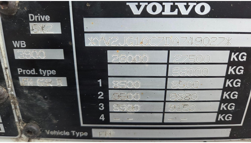 Camion - système de câble Volvo FM420 6X2 manual full steel: photos 14