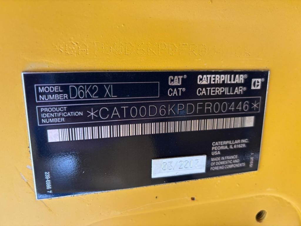 Bulldozer CAT D 6 K 2 XL (Low Verified Hours): photos 8