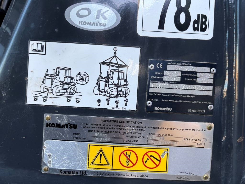 Bulldozer Komatsu D 61 PX-23: photos 8 Bulldozer Komatsu D 61 PX-23: photos 8