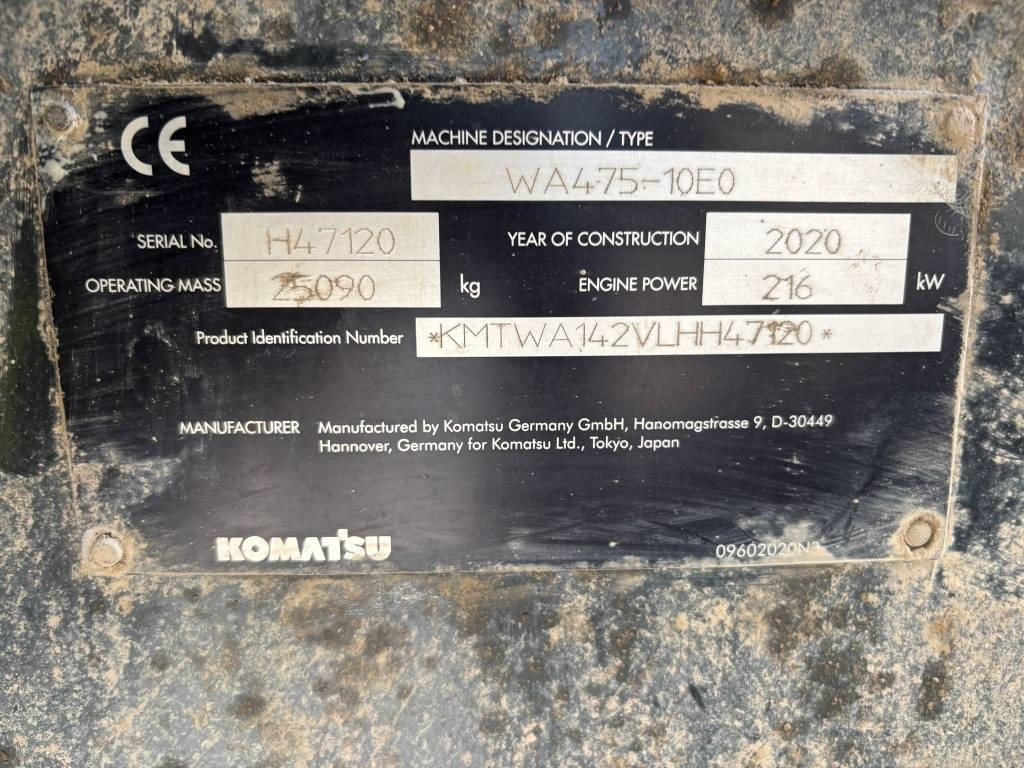 Komatsu WA 475-10E0 (Under Preparation) - Chargeuse sur pneus: photos 2 Komatsu WA 475-10E0 (Under Preparation) - Chargeuse sur pneus: photos 2