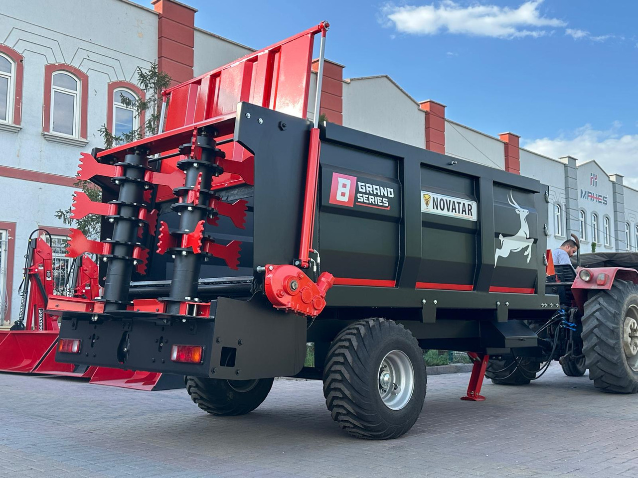 Novatar Manure Spreader 6 m3 - Epandeur à fumier: photos 3 Novatar Manure Spreader 6 m3 - Epandeur à fumier: photos 3