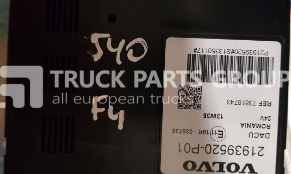 VOLVO FH4, EURO6 D13K, RENAULT T series T-Range, Gama DACU collision w control unit - Bloc de gestion pour Camion: photos 2 VOLVO FH4, EURO6 D13K, RENAULT T series T-Range, Gama DACU collision w control unit - Bloc de gestion pour Camion: photos 2