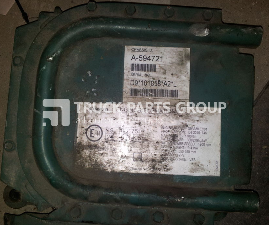 VOLVO FL, FM, FE engine control unit, EDC, ECU, D9A380 EC01, 380/279/h control unit - Bloc de gestion pour Camion: photos 1 VOLVO FL, FM, FE engine control unit, EDC, ECU, D9A380 EC01, 380/279/h control unit - Bloc de gestion pour Camion: photos 1