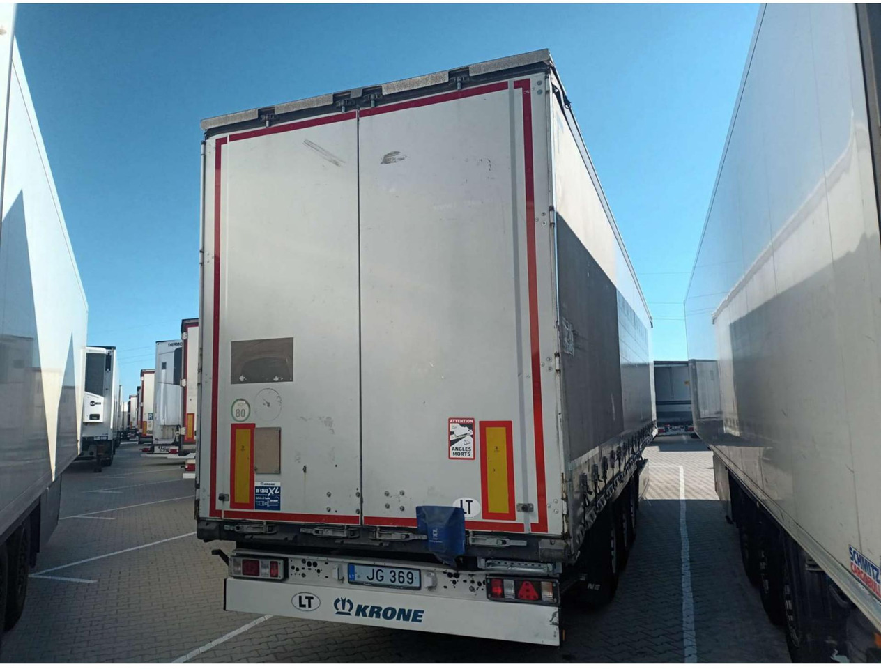 2018 Krone SDP Profi Liner Standard Lifting Axle - Semi-remorque rideaux coulissants: photos 3 2018 Krone SDP Profi Liner Standard Lifting Axle - Semi-remorque rideaux coulissants: photos 3