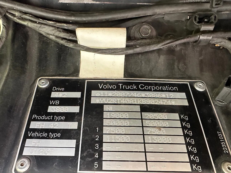 Volvo FH 500 / GLOBETROTTER / NL TRUCK / ALCOA / 2 TANK / TOP!! - Tracteur routier: photos 4 Volvo FH 500 / GLOBETROTTER / NL TRUCK / ALCOA / 2 TANK / TOP!! - Tracteur routier: photos 4