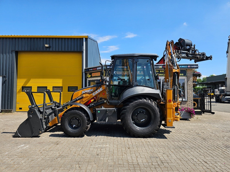 Case 570SV A/C / 4x4 / Lepels / Telescopic - Tractopelle: photos 1 Case 570SV A/C / 4x4 / Lepels / Telescopic - Tractopelle: photos 1