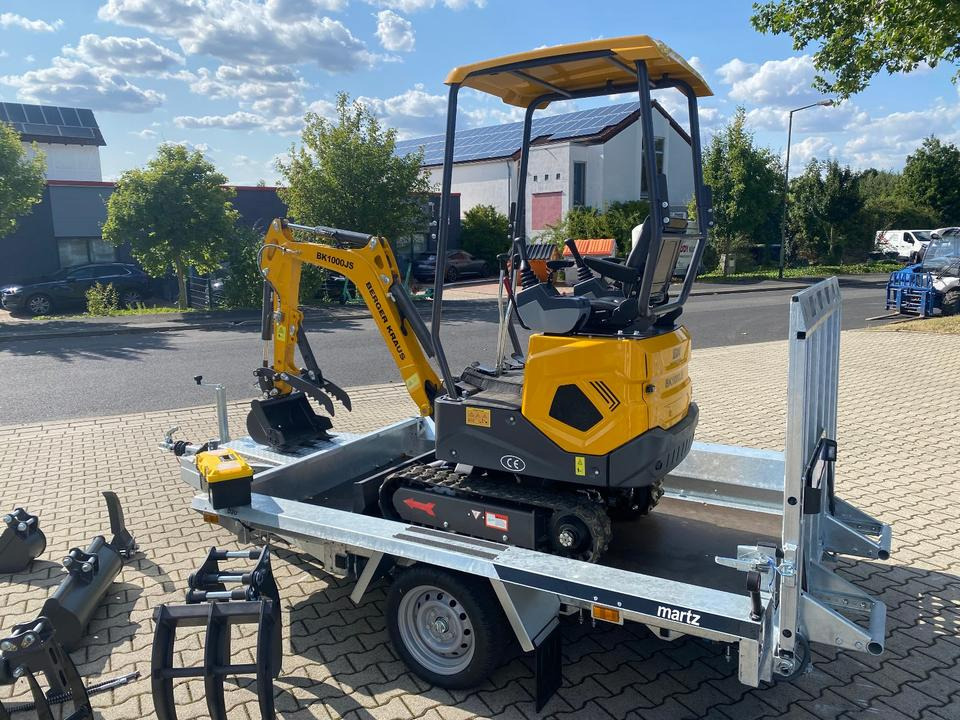 Minibagger BK1000JS + Tieflader + Zubehör *HERBSTAKTION*INKL.19% MWST*BERGER KRAUS*SOFORT!* - Mini pelle: photos 5 Minibagger BK1000JS + Tieflader + Zubehör *HERBSTAKTION*INKL.19% MWST*BERGER KRAUS*SOFORT!* - Mini pelle: photos 5