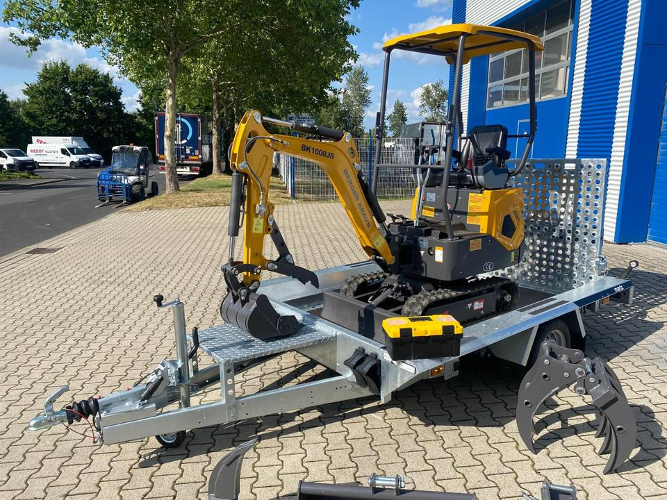Minibagger BK1000JS + Tieflader + Zubehör *HERBSTAKTION*INKL.19% MWST*BERGER KRAUS*SOFORT!* - Mini pelle: photos 3 Minibagger BK1000JS + Tieflader + Zubehör *HERBSTAKTION*INKL.19% MWST*BERGER KRAUS*SOFORT!* - Mini pelle: photos 3