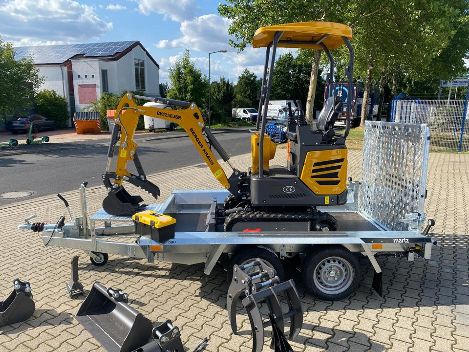Minibagger BK1250JSR + Tieflader + Zubehör *INKL.19% MWST*BERGER KRAUS*VERSTELLFAHRWERK* KUBOTA*SOFORT!* - Mini pelle: photos 5 Minibagger BK1250JSR + Tieflader + Zubehör *INKL.19% MWST*BERGER KRAUS*VERSTELLFAHRWERK* KUBOTA*SOFORT!* - Mini pelle: photos 5