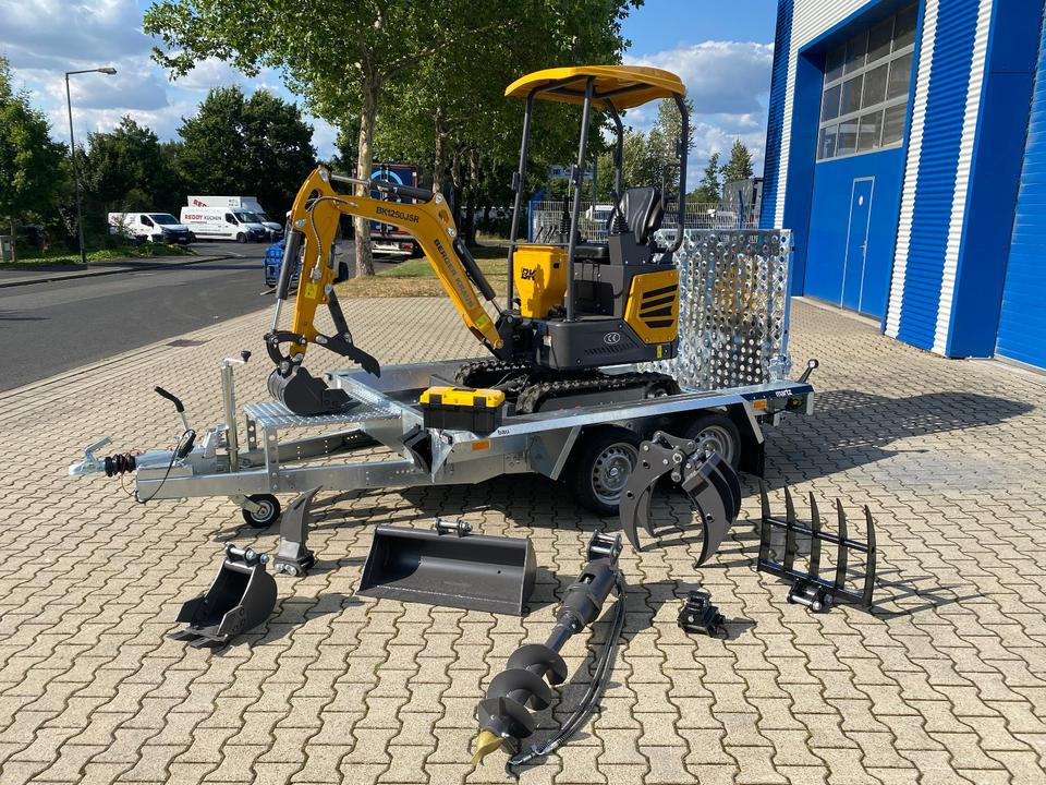 Minibagger BK1250JSR + Tieflader + Zubehör *INKL.19% MWST*BERGER KRAUS*VERSTELLFAHRWERK* KUBOTA*SOFORT!* - Mini pelle: photos 2 Minibagger BK1250JSR + Tieflader + Zubehör *INKL.19% MWST*BERGER KRAUS*VERSTELLFAHRWERK* KUBOTA*SOFORT!* - Mini pelle: photos 2