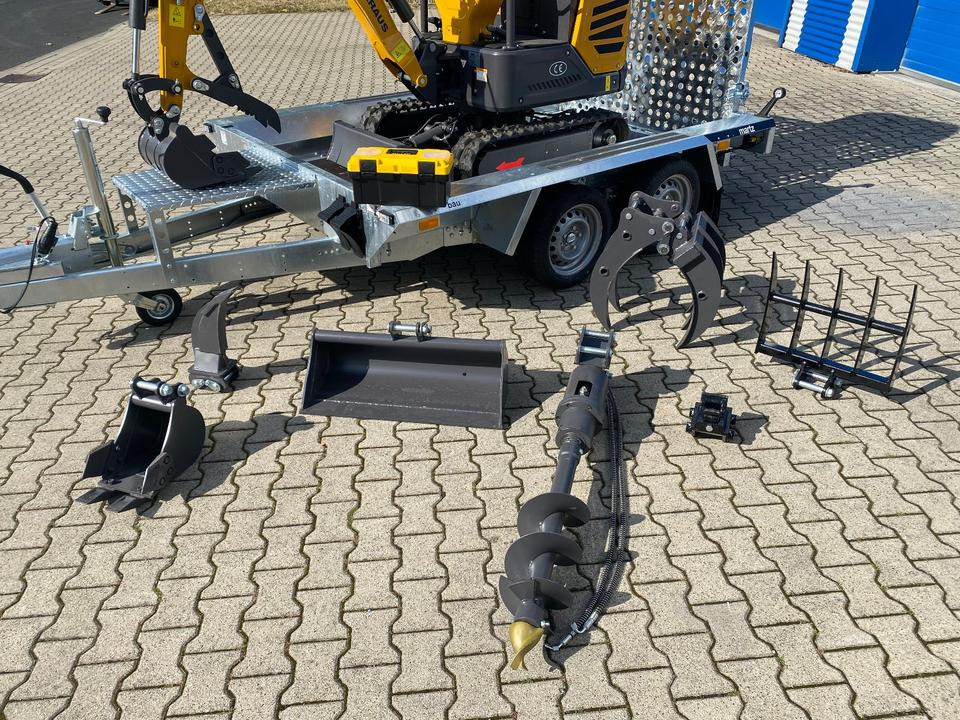 Minibagger BK1250JSR + Tieflader + Zubehör *INKL.19% MWST*BERGER KRAUS*VERSTELLFAHRWERK* KUBOTA*SOFORT!* - Mini pelle: photos 3 Minibagger BK1250JSR + Tieflader + Zubehör *INKL.19% MWST*BERGER KRAUS*VERSTELLFAHRWERK* KUBOTA*SOFORT!* - Mini pelle: photos 3