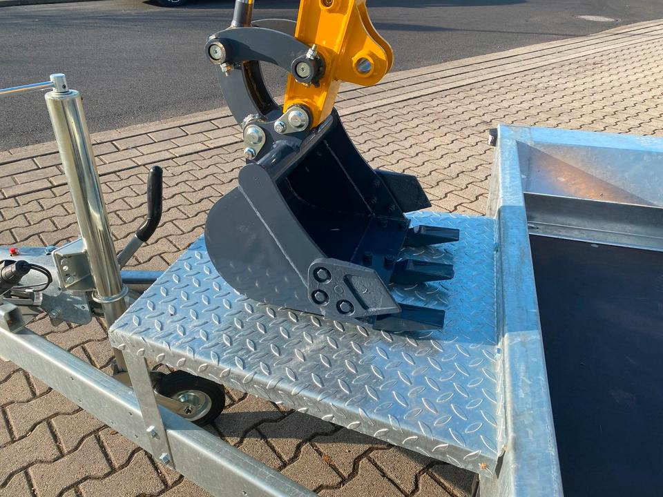 Mini pelle Minibagger BK950KS + Tieflader + Zubehör *INKL.19% MWST*BERGER KRAUS*KABINE*SOFORT!*: photos 10