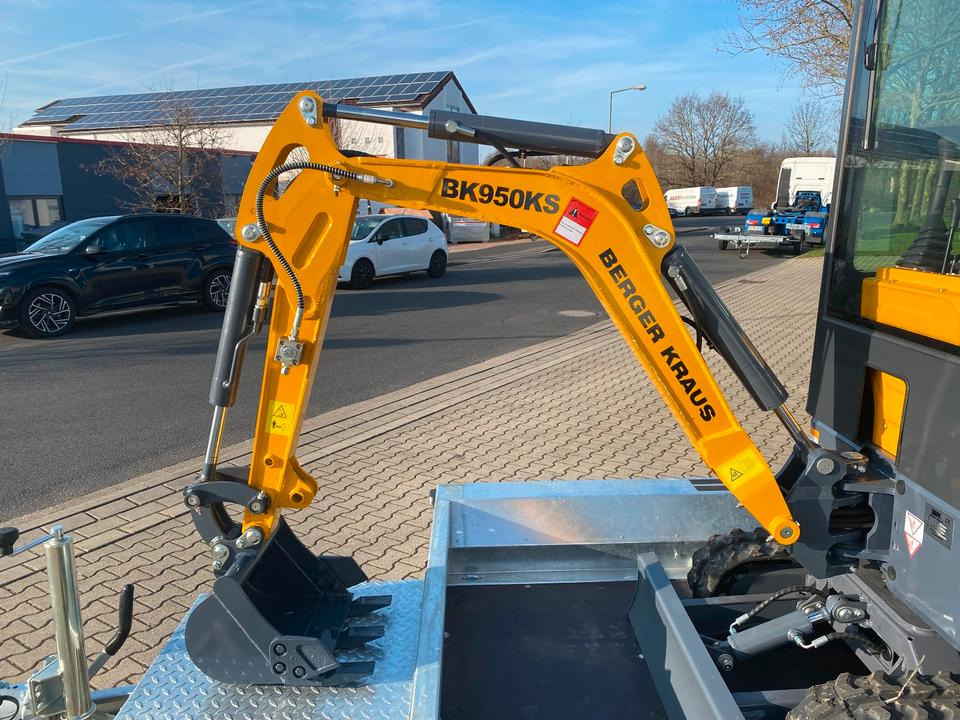 Mini pelle Minibagger BK950KS + Tieflader + Zubehör *INKL.19% MWST*BERGER KRAUS*KABINE*SOFORT!*: photos 9