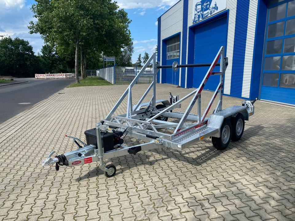 TA-NO Kabeltrommel-Anhänger 3500KG E-Winde * INKL.19% MWST* Kabelanhänger Sofort Verfügbar! - Remorque porte-touret: photos 2 TA-NO Kabeltrommel-Anhänger 3500KG E-Winde * INKL.19% MWST* Kabelanhänger Sofort Verfügbar! - Remorque porte-touret: photos 2