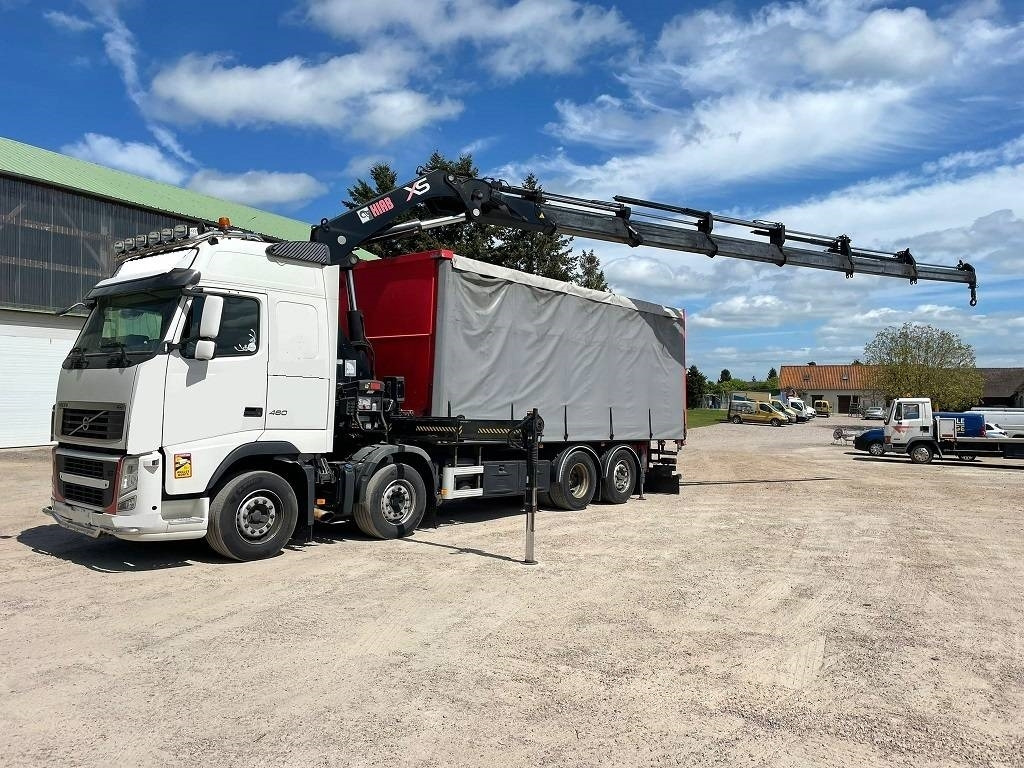 Volvo FH 460 - Camion à rideaux coulissants, Camion grue: photos 2 Volvo FH 460 - Camion à rideaux coulissants, Camion grue: photos 2