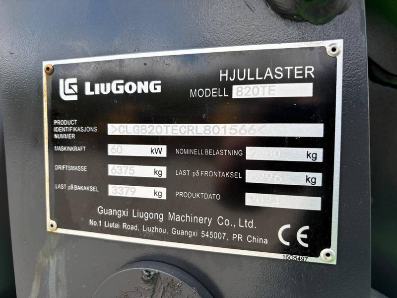 LIUGONG 820 TE Electric - Chargeuse sur pneus: photos 5 LIUGONG 820 TE Electric - Chargeuse sur pneus: photos 5