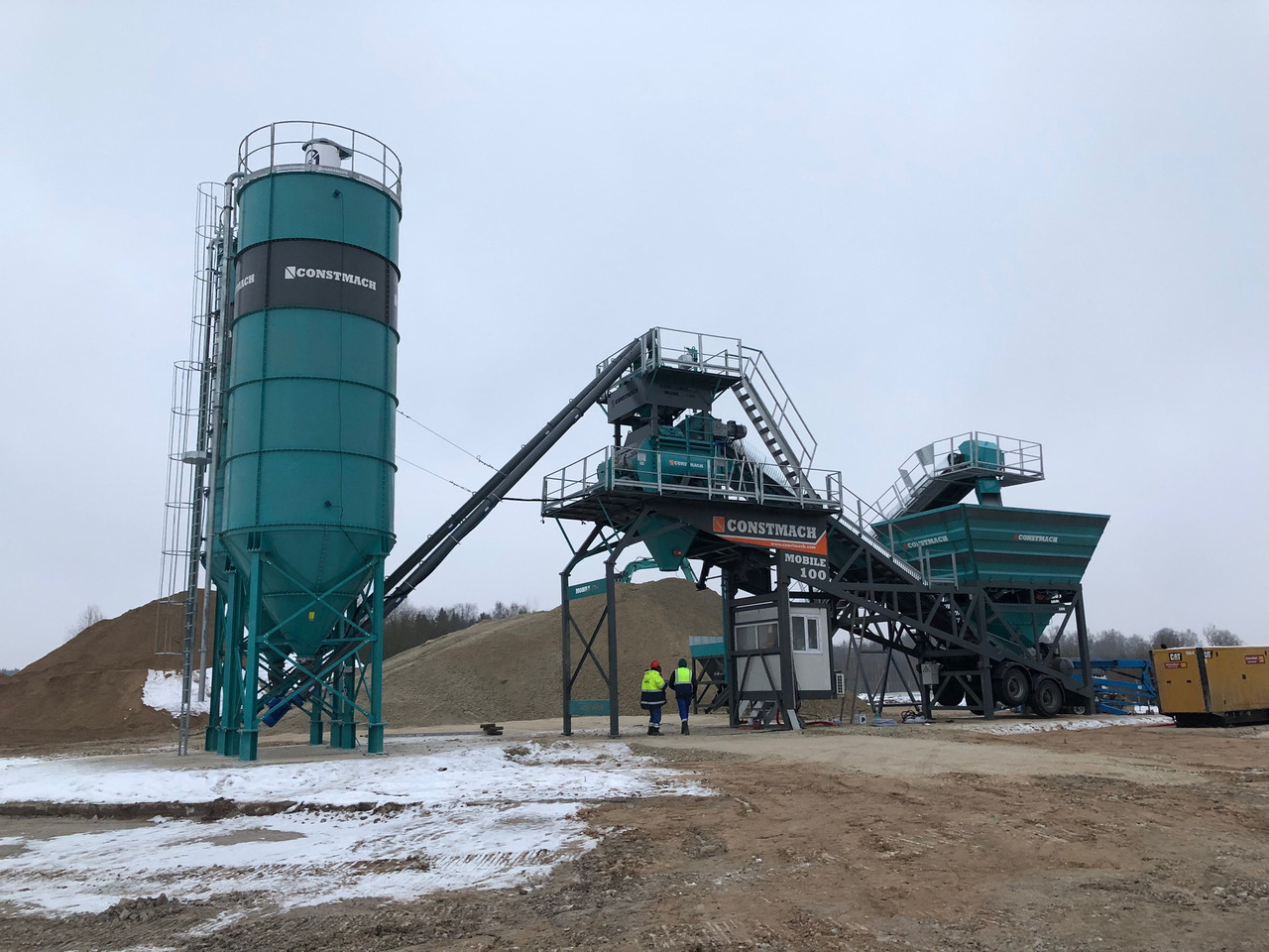Constmach 100 m³/h Mobile Concrete Batching Plant - Centrale à béton: photos 3 Constmach 100 m³/h Mobile Concrete Batching Plant - Centrale à béton: photos 3