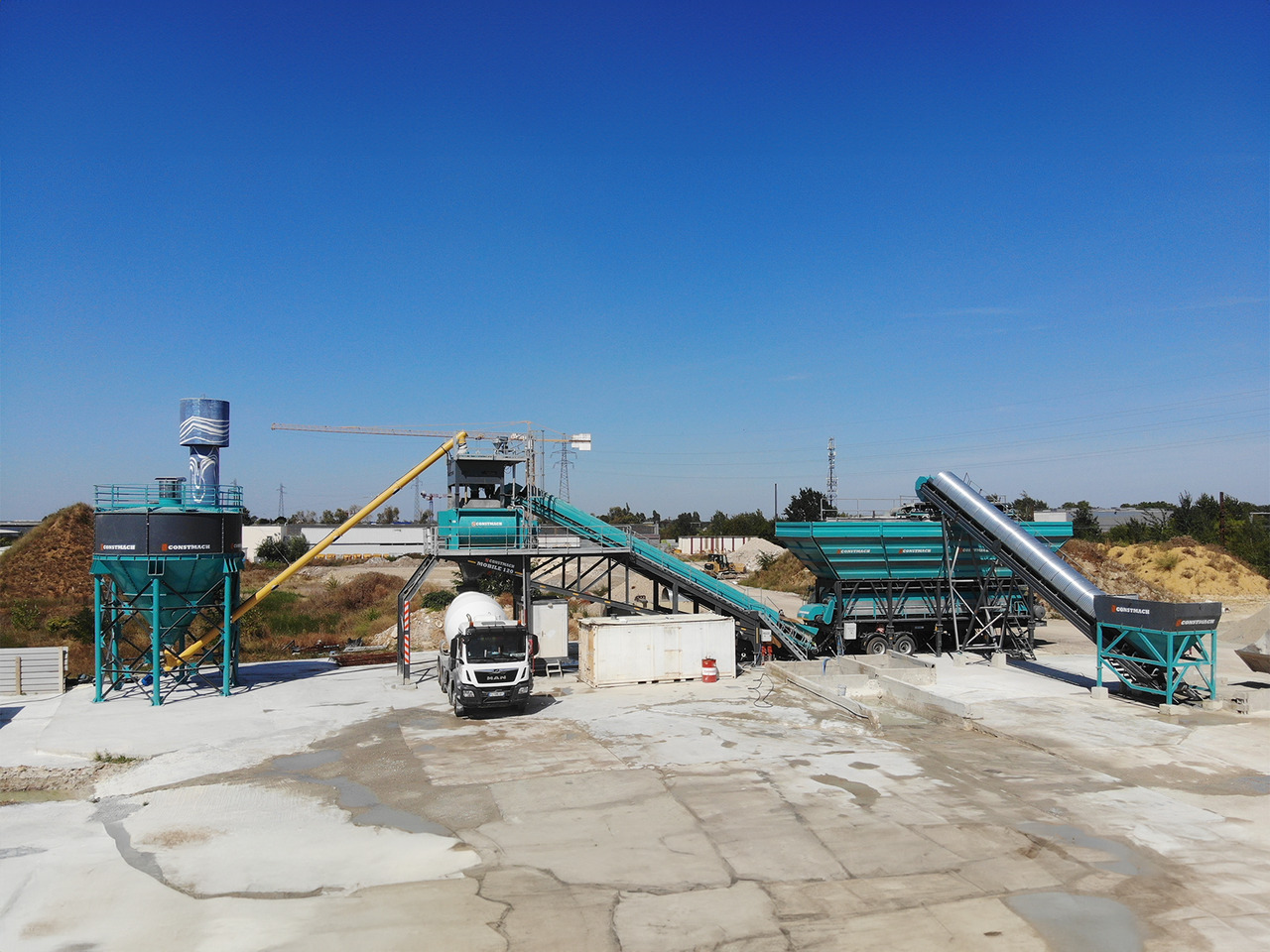 Constmach 120 m³/h Mobile Concrete Batching Plant - Centrale à béton: photos 2 Constmach 120 m³/h Mobile Concrete Batching Plant - Centrale à béton: photos 2