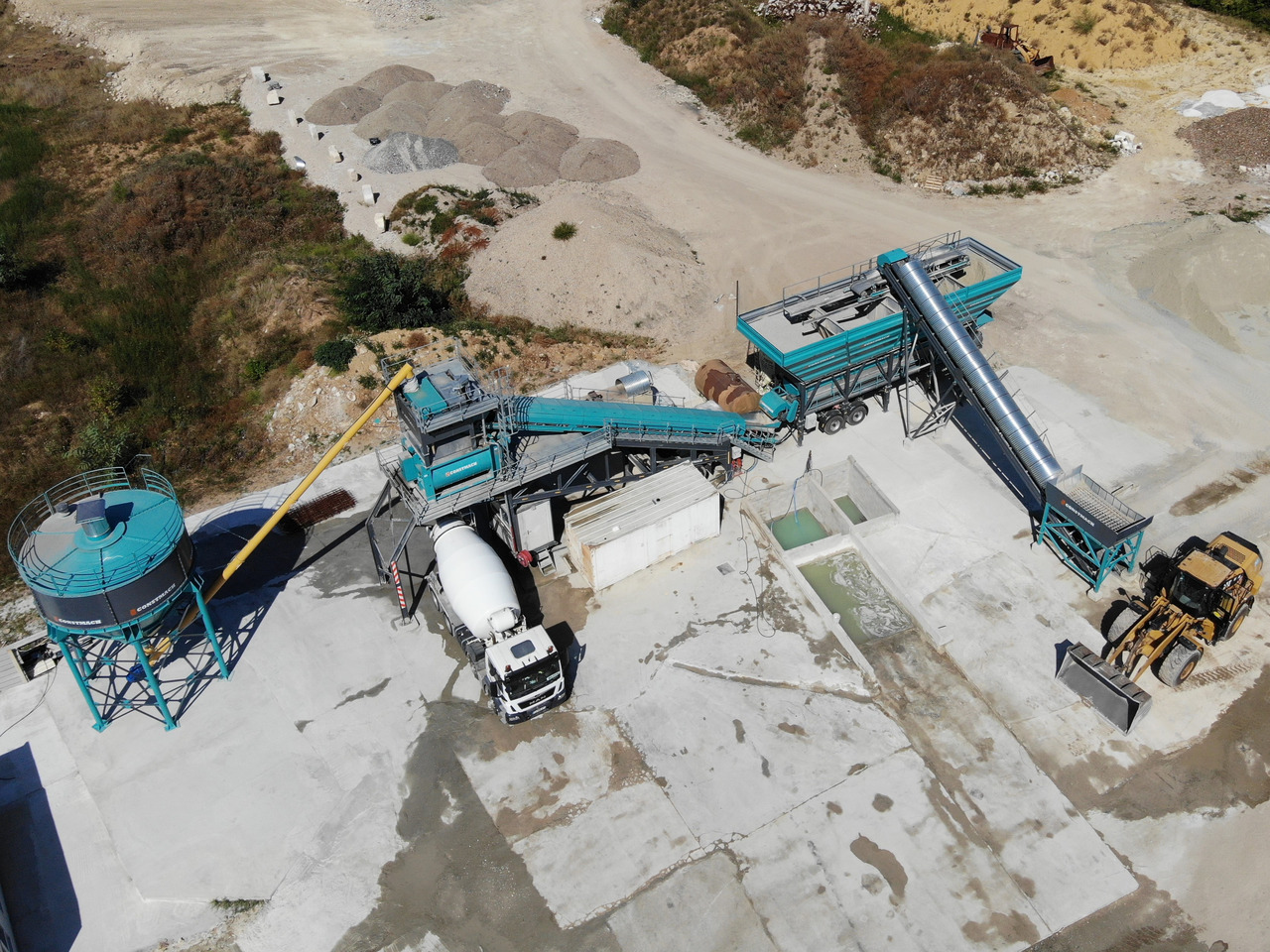 Constmach 120 m³/h Mobile Concrete Batching Plant - Centrale à béton: photos 3 Constmach 120 m³/h Mobile Concrete Batching Plant - Centrale à béton: photos 3