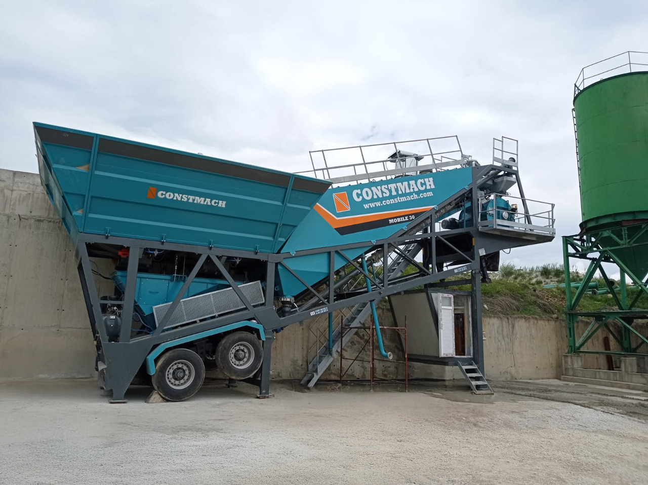 Constmach 30 m³/h Mobile Concrete Batching Plant - Centrale à béton: photos 2 Constmach 30 m³/h Mobile Concrete Batching Plant - Centrale à béton: photos 2