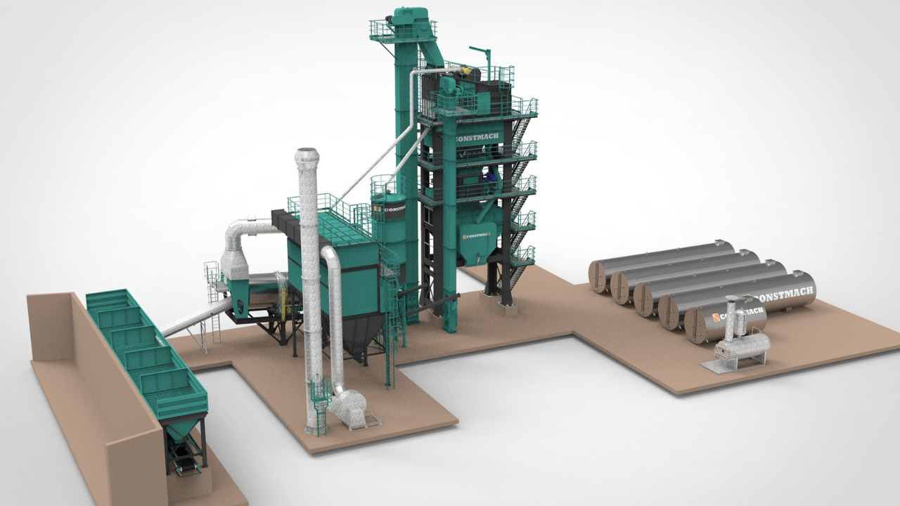Centrale d'enrobage neuf Constmach Centrale D'asphalte Stationnaire Livrée en Stock Garantie 2 ans: photos 17 Centrale d'enrobage neuf Constmach Centrale D'asphalte Stationnaire Livrée en Stock Garantie 2 ans: photos 17