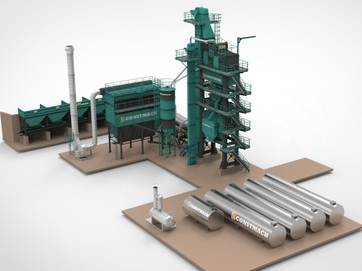 Constmach Centrales D'asphalte Fixes de Type Batch - Centrale d'enrobage: photos 1 Constmach Centrales D'asphalte Fixes de Type Batch - Centrale d'enrobage: photos 1