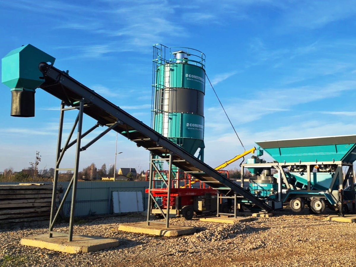 Constmach Small Mobile Concrete Batching Plant 45 m³/h - Centrale à béton: photos 3 Constmach Small Mobile Concrete Batching Plant 45 m³/h - Centrale à béton: photos 3