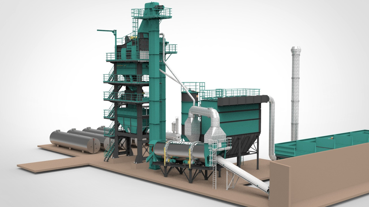 Constmach Stationary Asphalt Plant Delivered in Stock 2 Year Warranty - Centrale d'enrobage: photos 2 Constmach Stationary Asphalt Plant Delivered in Stock 2 Year Warranty - Centrale d'enrobage: photos 2