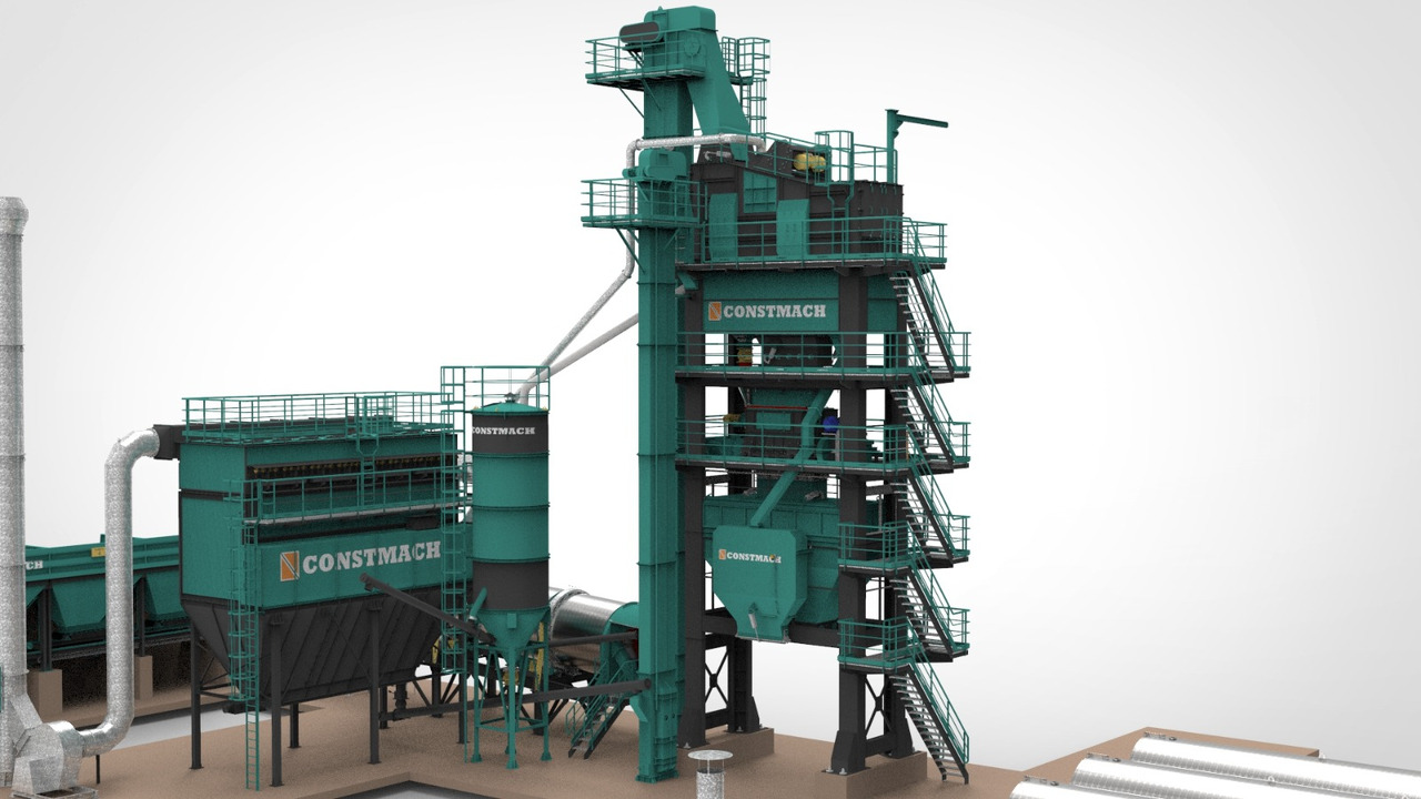Constmach Stationary Asphalt Plant Delivered in Stock 2 Year Warranty - Centrale d'enrobage: photos 5 Constmach Stationary Asphalt Plant Delivered in Stock 2 Year Warranty - Centrale d'enrobage: photos 5