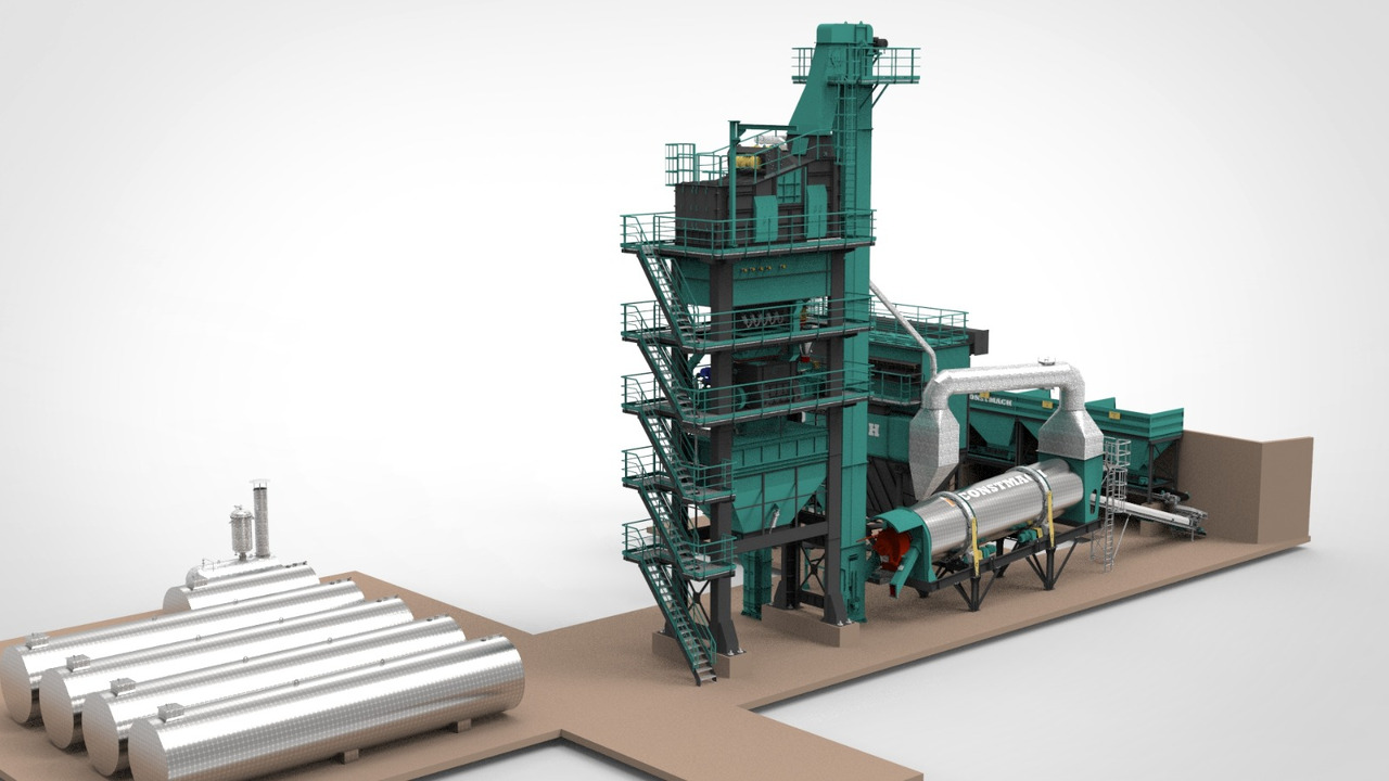 Constmach Stationary Asphalt Plant Delivered in Stock 2 Year Warranty - Centrale d'enrobage: photos 3 Constmach Stationary Asphalt Plant Delivered in Stock 2 Year Warranty - Centrale d'enrobage: photos 3