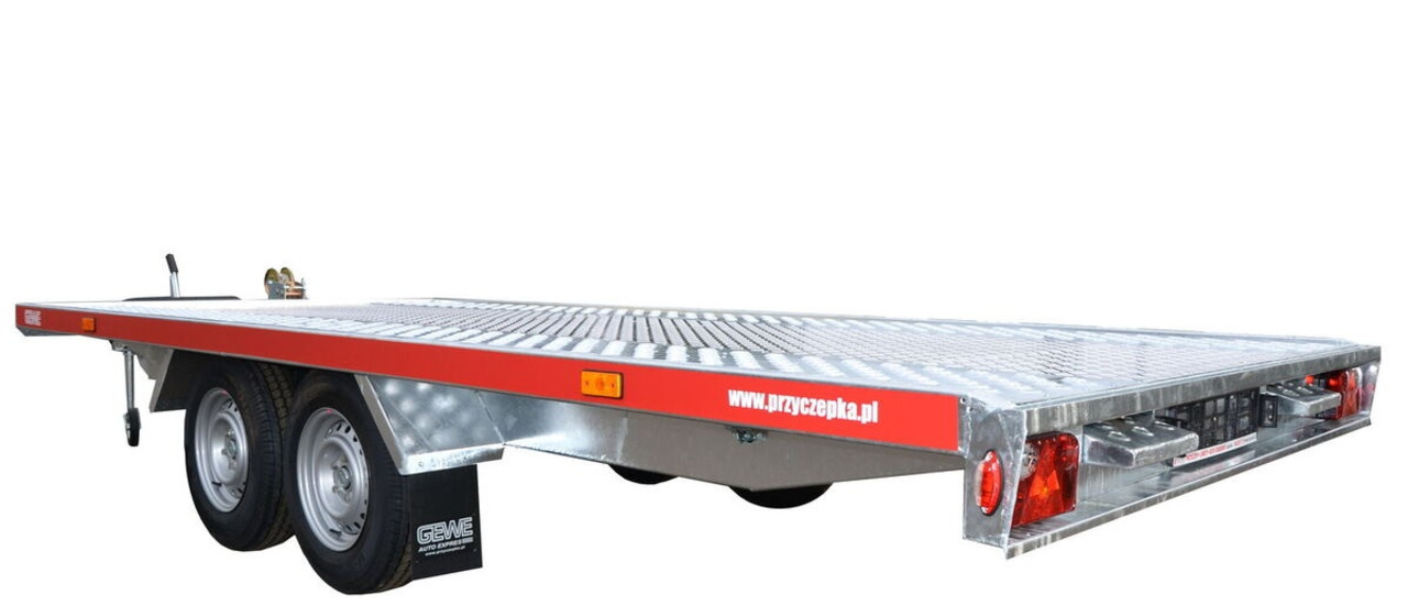 Gewe Laweta L3500 C/3, 5 metrowa, płaska podłoga - Remorque porte-voitures: photos 2 Gewe Laweta L3500 C/3, 5 metrowa, płaska podłoga - Remorque porte-voitures: photos 2