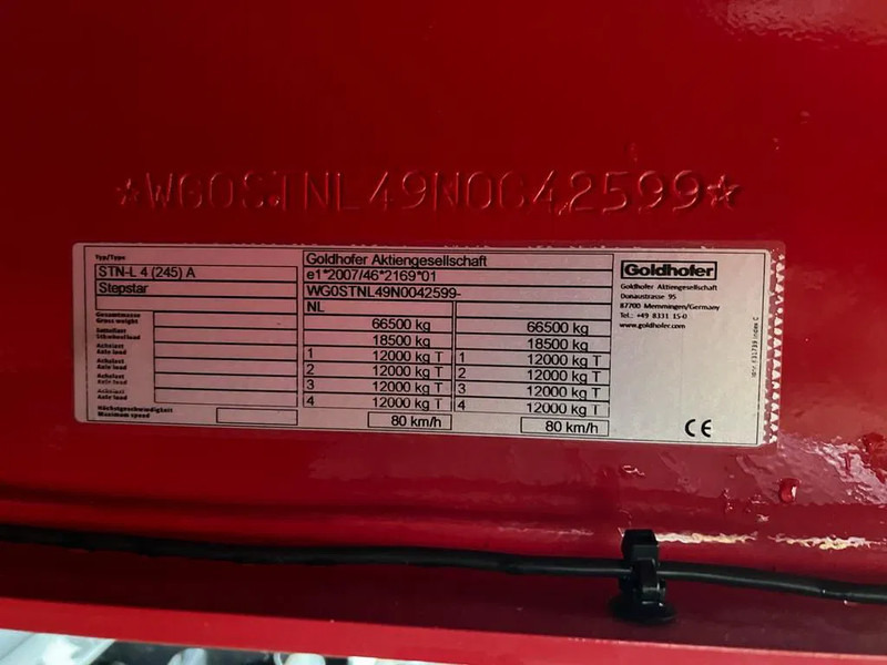 Semi-remorque surbaissé neuf Goldhofer STN-L 4 (245) A RM2 Stepstar: photos 19 Semi-remorque surbaissé neuf Goldhofer STN-L 4 (245) A RM2 Stepstar: photos 19