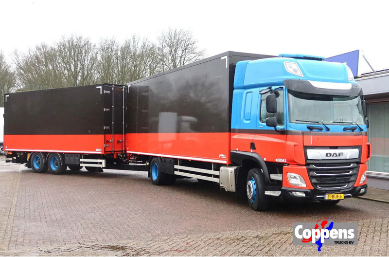 DAF CF 410 Bakwagen + Trailer 2x DHollandia 2000kg 6 stuks in voorraad!! - Camion fourgon: photos 1 DAF CF 410 Bakwagen + Trailer 2x DHollandia 2000kg 6 stuks in voorraad!! - Camion fourgon: photos 1